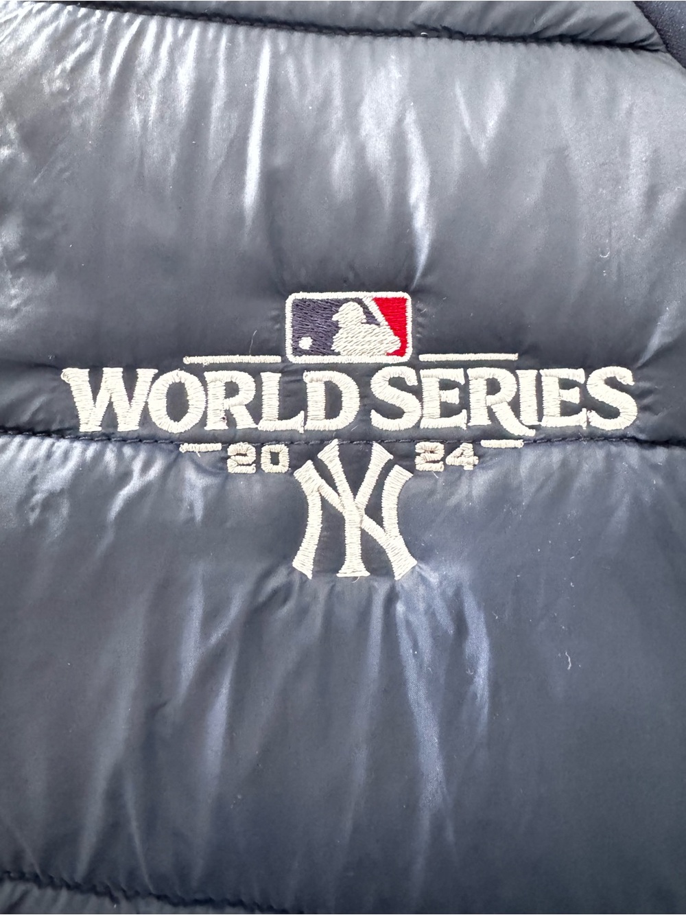 Antigua New York Yankees 2024 World Series Hybrid Jacket Size Large